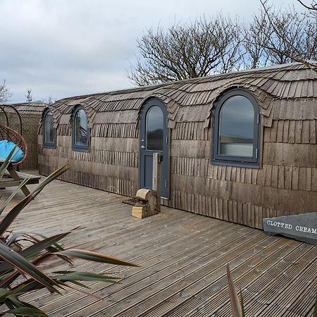 Clotted Cream -Lydcott Glamping, Cornish Sea Views Looe Exterior foto