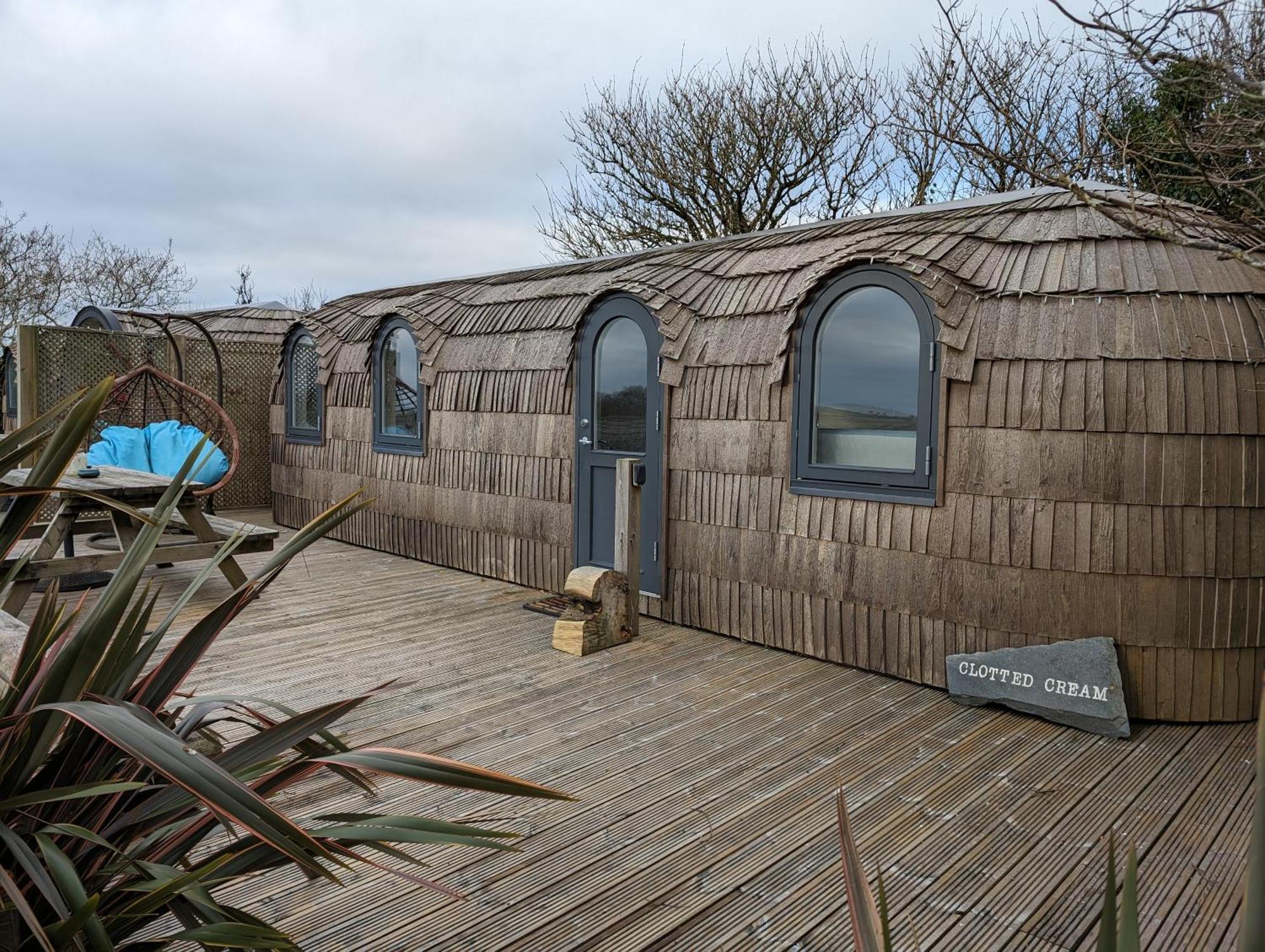 Clotted Cream -Lydcott Glamping, Cornish Sea Views Looe Exterior foto